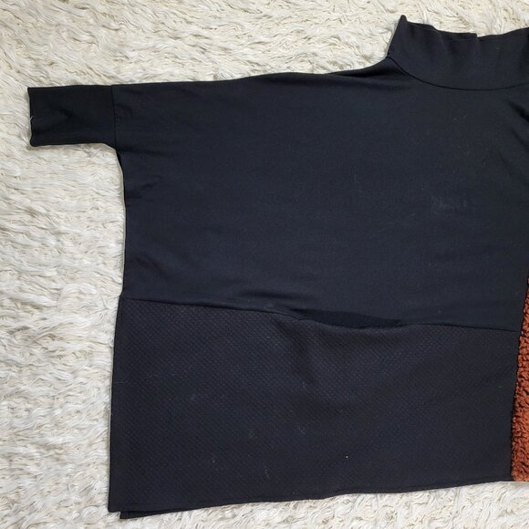 Oversized Alembika Black and Brown Women's Tunic Size S/M - Picture 3 of 11